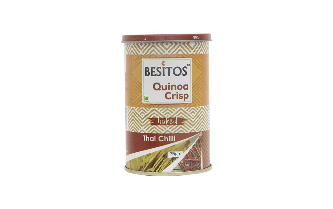 Queen's Quinoa Quinoa Crisp Baked Thai Chilli   Tin  75 grams